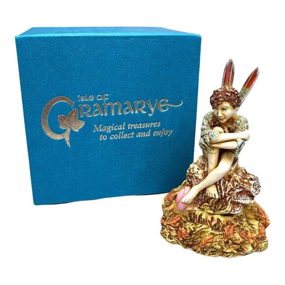 Isle Of Gramarye Autumn Harvest Faerie Children Trinket Box Box & Story Card - Picture 2 of 11